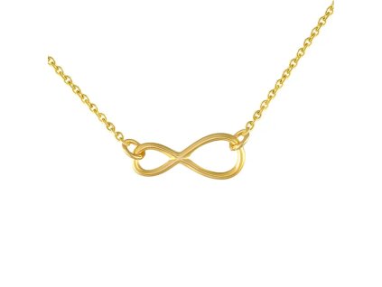 BIONICBAND®  Halskette Unendlichkeit Joy of life Goldfarbe Ag 925/1000