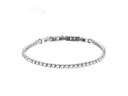 BIONICBAND® Edelstahlarmband mit Steinchen Infinity