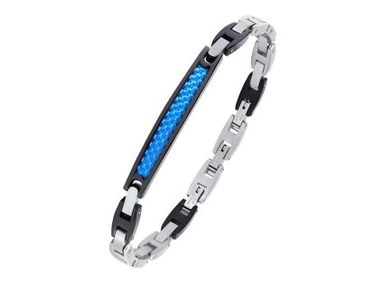 BIONICBAND® ocelový náramek modrý No Fear