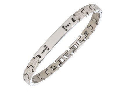 BIONICBAND® ocelový náramek se vzorem No Fear