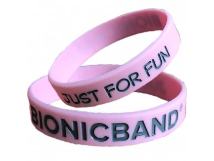 BIONICBAND® RŮŽOVÝ dětský svíticí ve tmě