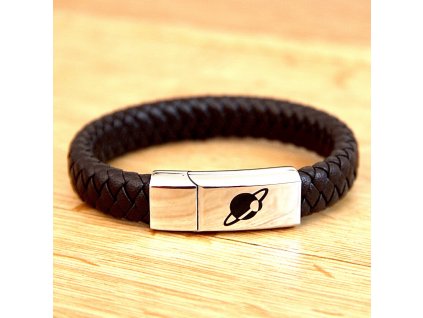 BIONICBAND® Leder braun breit Infinity