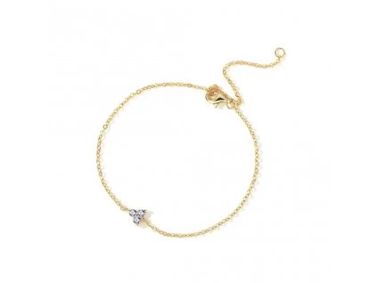 BIONICBAND® silver bracelet Master gold color