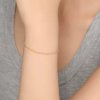 BIONICBAND® Master Minimalist Silver Bracelet gold color Ag 925/1000