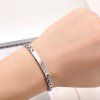 BIONICBAND® stainless steel bracelet with black zircon Fusion