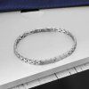 BIONICBAND® stainless steel bracelet with black zircon Fusion