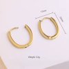 BIONICBAND® stainless steel earrings Infinity gold color