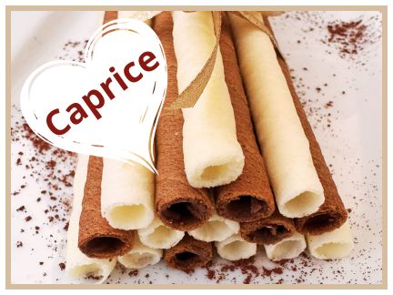 Caprice - Plněné trubičky lahodným krémem