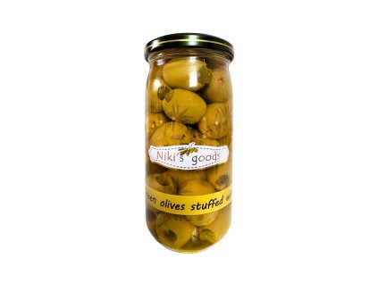 Zelené olivy plněné jalapeno Niki´s