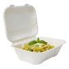 EKO menu box z cukrovej trstiny 1-dielny, 18,5 x 13,1 x 6,6cm, 50 ks.