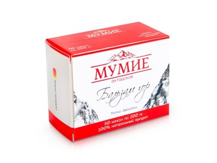 Altajské mumio Balzam hôr - 60 kapsúl