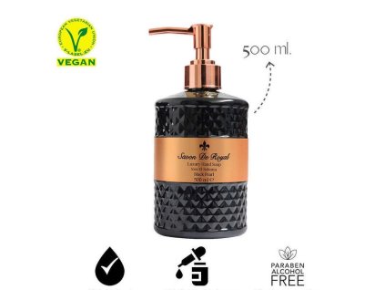 Savon de Royal luxusné tekuté mydlo na ruky Čierna perla 500ml