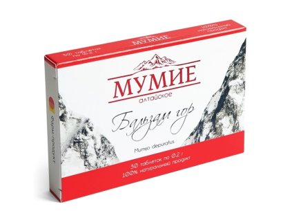 Altajské mumio Shilajit 30 tabliet