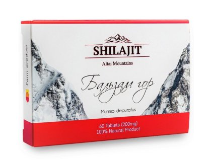 Altajské mumio Shilajit 60 tabliet