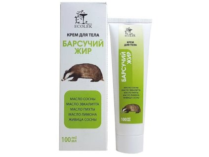 Ekolek - Telový krém jazvečí tuk 100ml