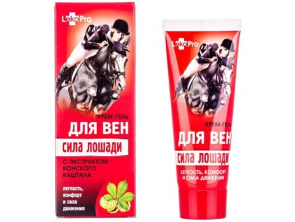 LekoPro - Krém-gél na nohy Konská sila - pagaštan a ginko 100ml