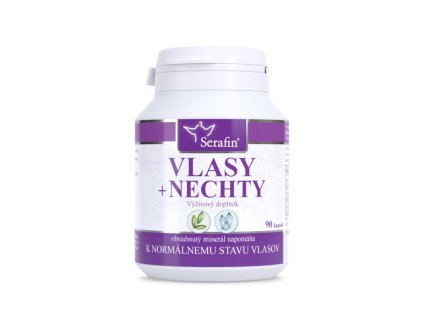 Prírodné kapsule Vlasy + Nechty 90 kapsúl