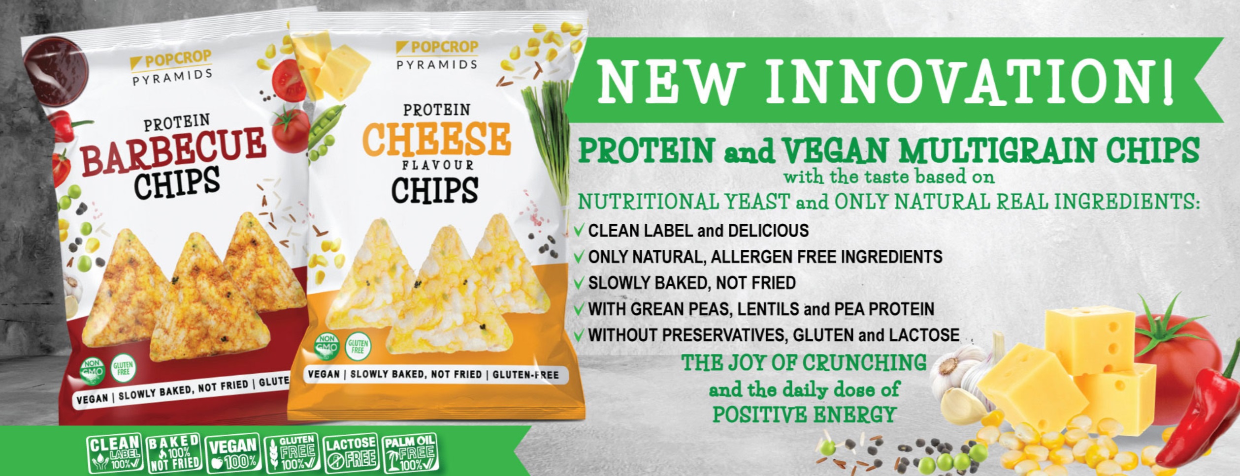 Proteinové Chipsy POPCROP