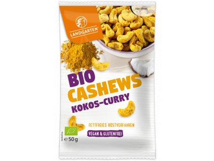 Landgarten Würzige Nüsse Cashews Kokos Curry 400x600