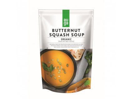 Auga Organic Butternut Squash soup, bio dýňová polévka s batáty, 400 g