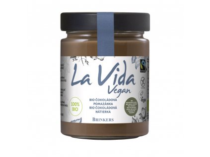 La Vida Vegan Chocolate, bio čoko pomazánka, 270 g