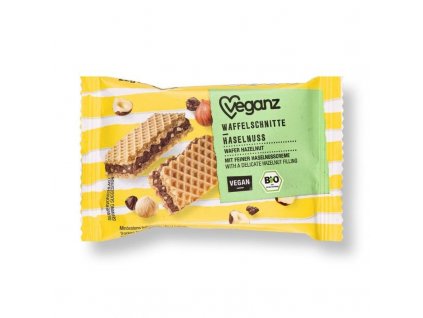 Veganz Bio Vafle Oříšková, 22 g