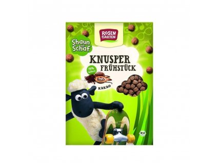 Rosengarten Bio Celozrnné Cereálie Crispy Kakao, 325 g