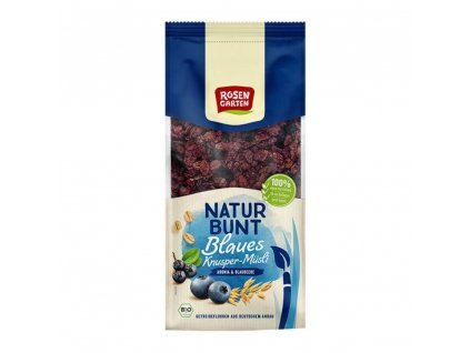 Rosengarten Bio Müsli Granola, Borůvky, Černý Jeřáb, 350 g