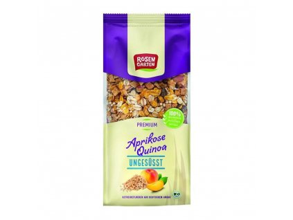 Rosengarten prémiové Bio Müsli Meruňky, Quinoa, 375 g