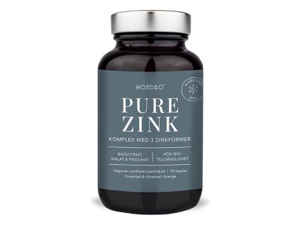 41622 nordbo zink pure 90 kapsli