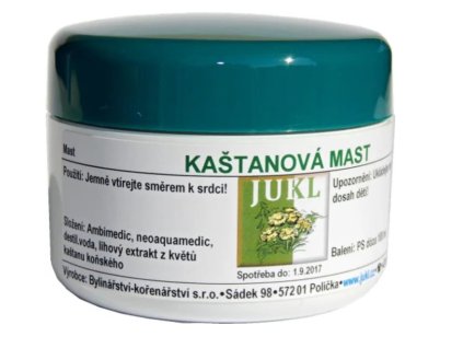 Jukl kaštanová mast