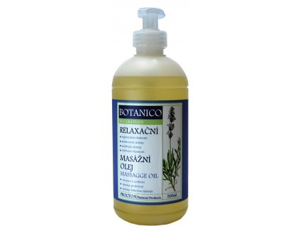 7002 botanico konopny relaxacni olej s levanduli 500ml