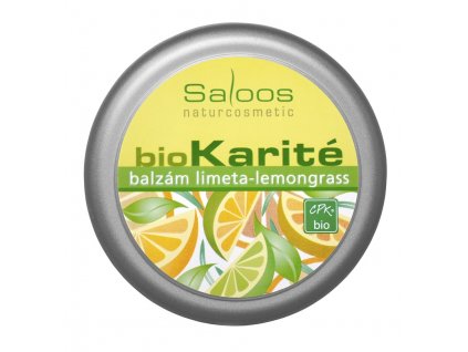 Saloos Bio karité balzám Limeta Lemongrass (varinata 50ml)