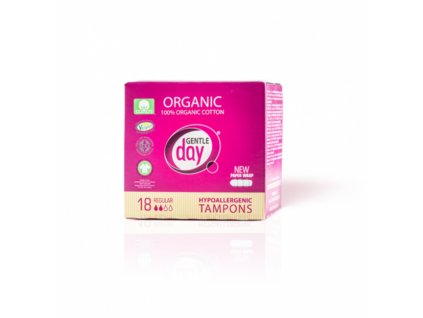 Tampóny Gentle Day® Regular – 18 ks