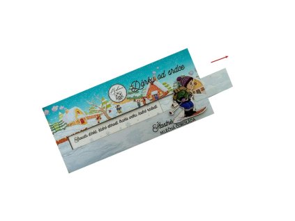12401 bohemia vianocna mliecna cokolada s lyziarom 100g bc230179