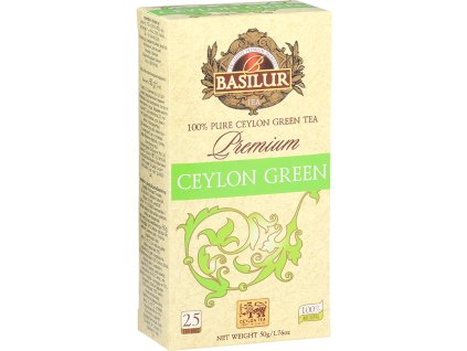 Basilur Premium Ceylon Green 25x