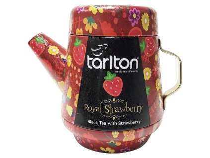 161 1 tarlton tea pot royal strawberry black tea plech 100g 7087