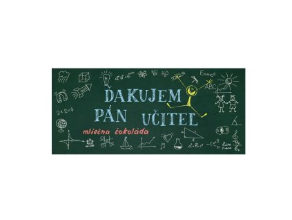 BOHEMIA Mliečna čokoláda Ďakujem pán učiteľ 100g (BC620078)