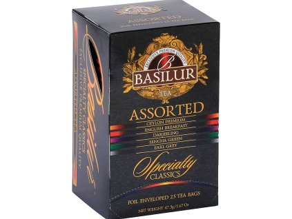 233 1 basilur assorted specialty 4x4x2g a 1x4x1 5g 7753