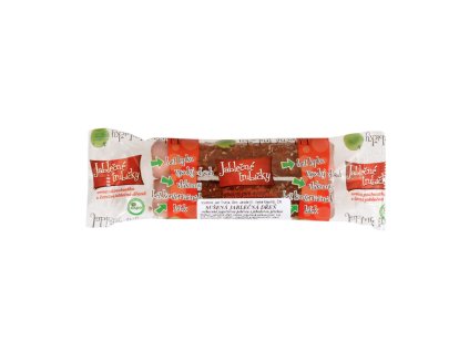 3941 jablkove trubicky s jahodovou polevou 2ks