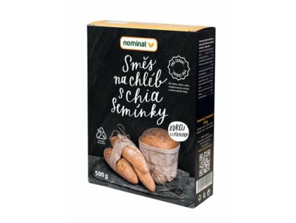 9398 nominal zmes na chlieb s chia semienkami bezlepkova 500g