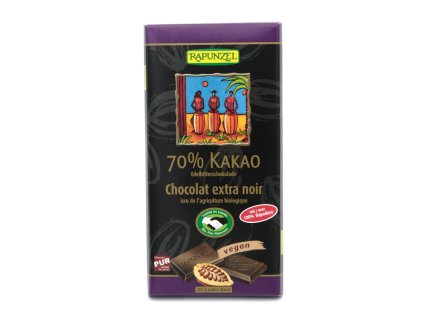 9602 rapunzel bio cokolada horka 70 80g