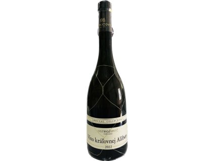 9767 ostrozovic vino kralovnej alzbety 2022 polosuche 0 75l