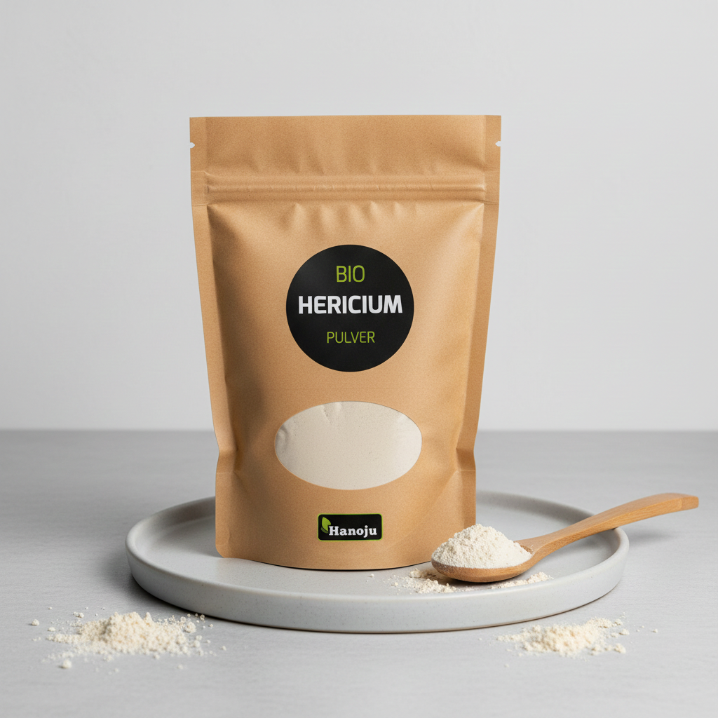 Hericium Bio prášek z houby 100 g HANOJU