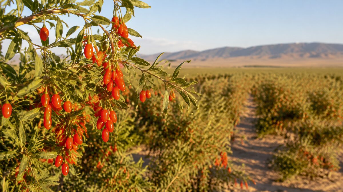 BIO goji neboli kustovnice čínská z oblasti Ningxia