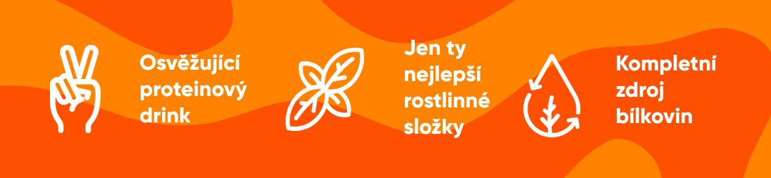 Kompletní zdroj bílkovin 100% rostlinného původu.
