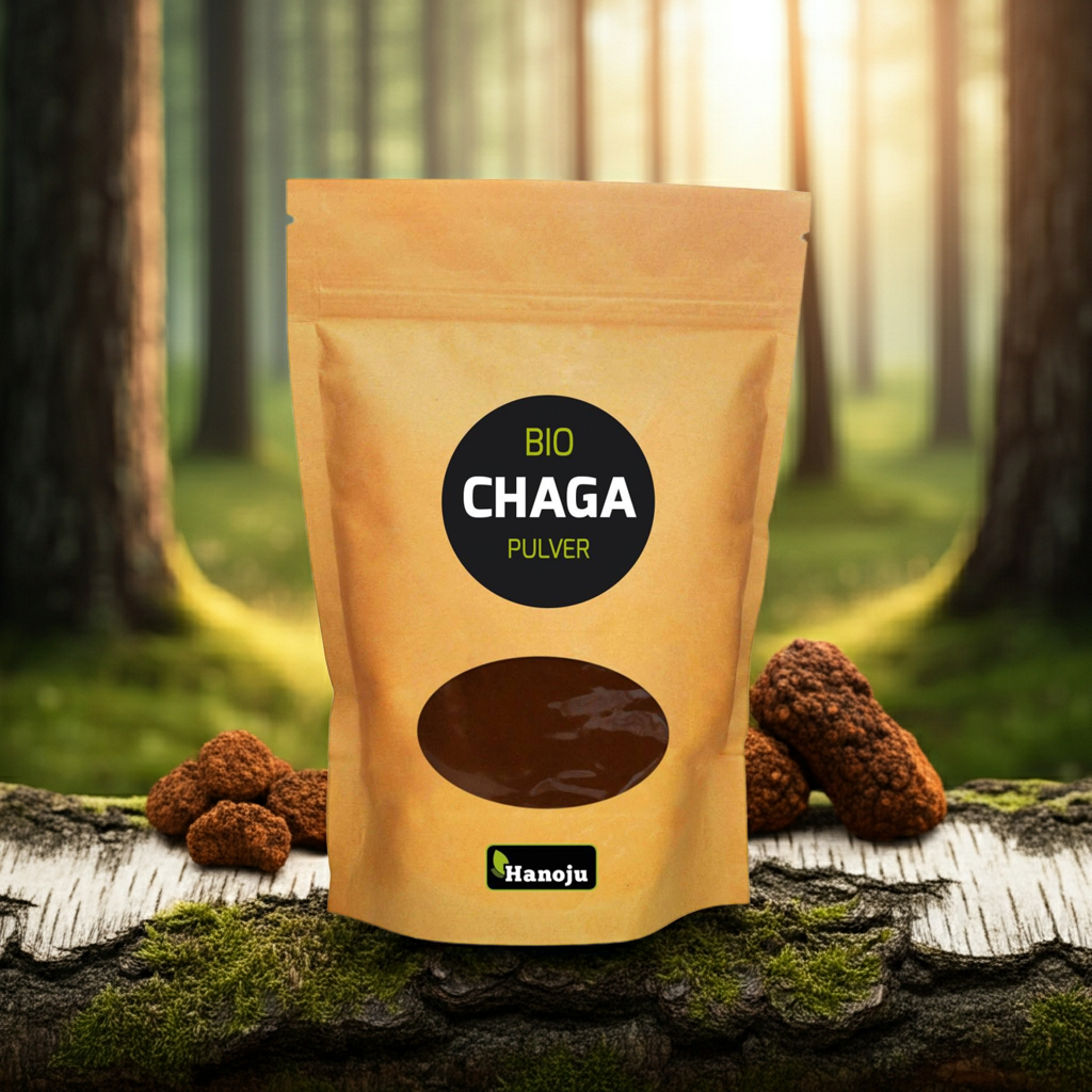 ČAGA houba prášek BIO 100 g HANOJU