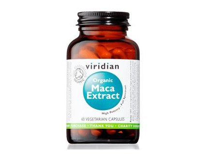MACA Organic extrakt. High Potency - Full Spectrum, 60 Veg.kaps. | Viridian