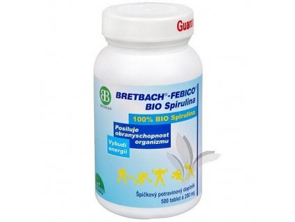 1383 spirulina bio 500 tablet a 200mg bretbach febico