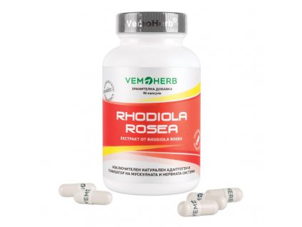 rhodiola rosea 90 kapsli vemoherbs